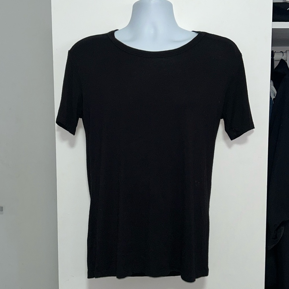 Zenana Outfitters Black Short Sleeve Tee size S man